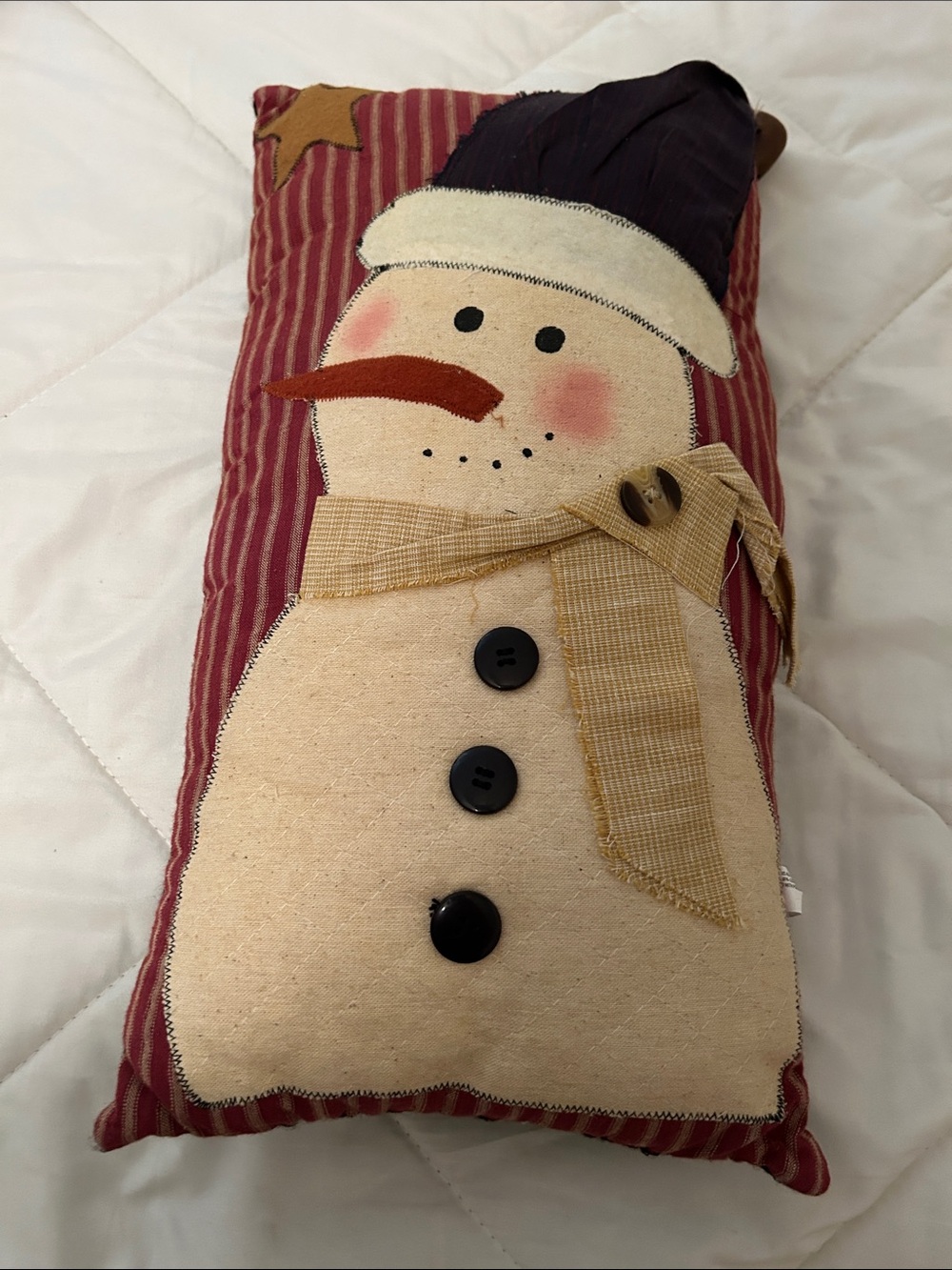 Snowman Pillow